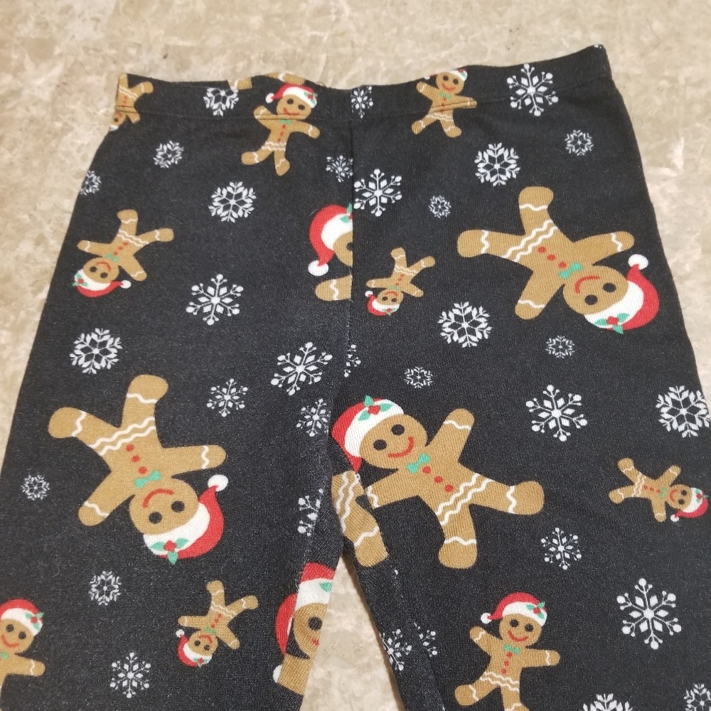 Gingerbread man Christmas leggings / pajamas